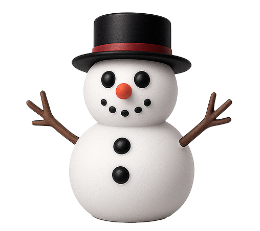 pretty snowman image